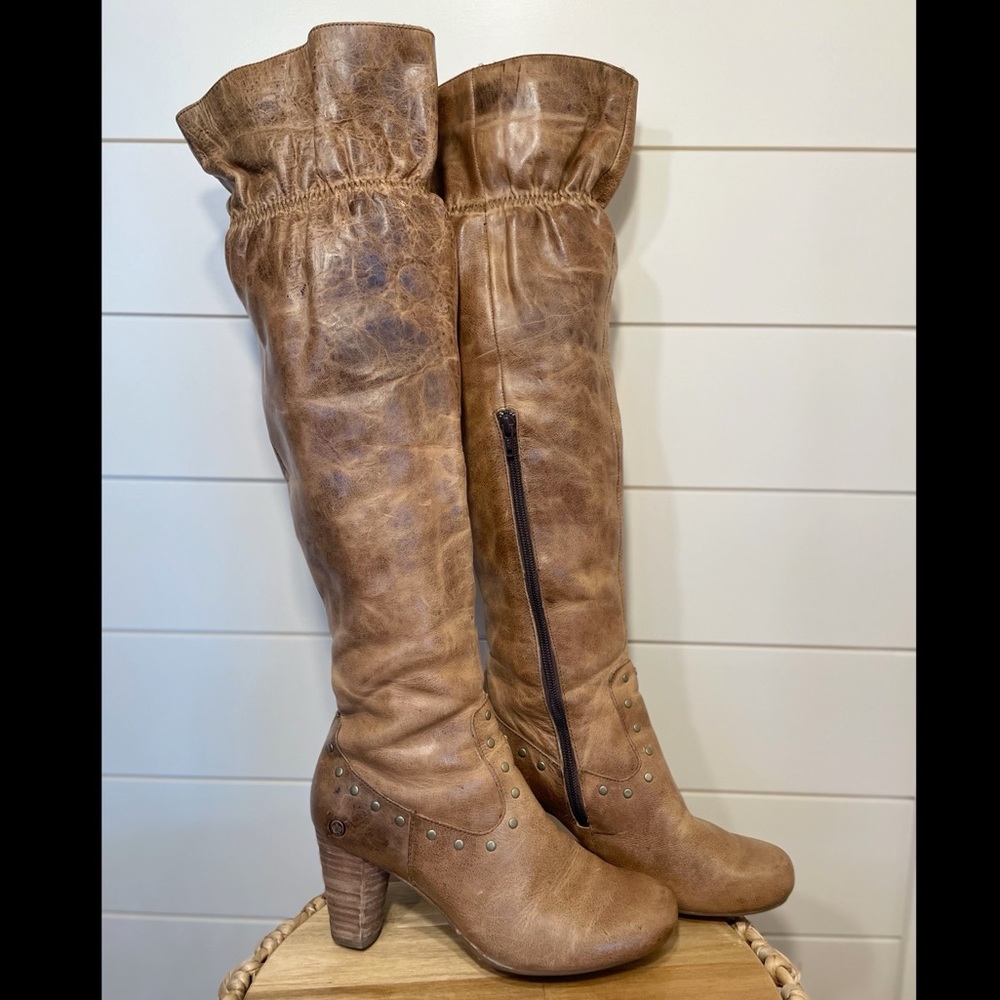 NEW Born Handcrafted Footwear Knee High Leather Boots 6.5